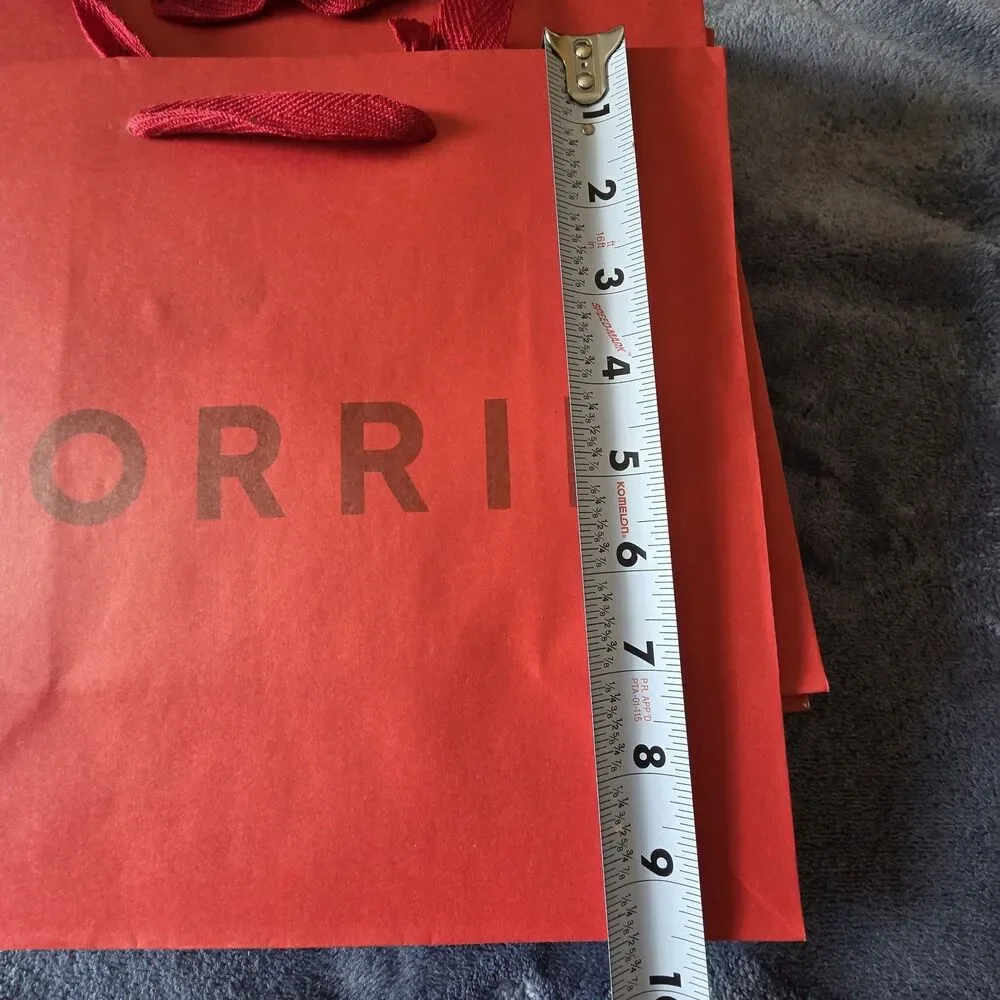 (15) TORRID Shopping Bags, About 9.5 X 10 X 5“ Paper Tote, Ribbon Handles, Red